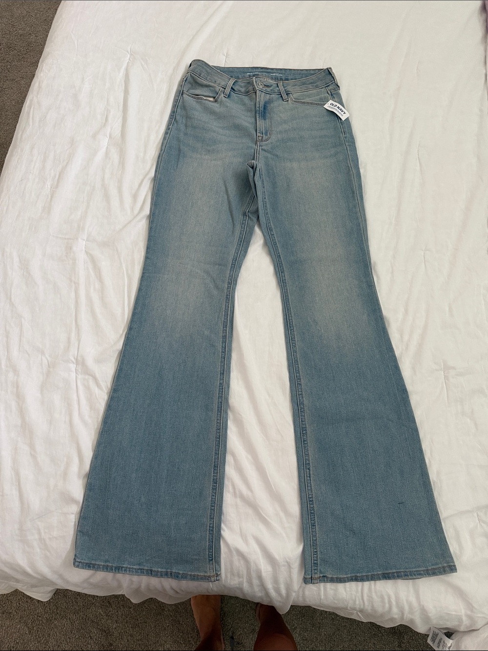 Old Navy Light Blue Flare Jeans